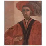 Francisco Corzas, El Burgués, Óleo sobre tela
