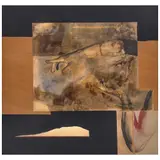 Roberto Cortazar, Ángulos paralelos, 1995, Mixta y collage sobre madera