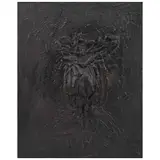 Beatriz Zamora, Negro 1117, 1990, Mixta sobre tela