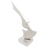 Leonardo Nierman, El violín, Escultura en acero inoxidable IV / XII