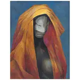 Cuerpo vestido de piedra y oro by Guillermo Meza Álvarez, 1964, Óleo sobre tela, offered Aug 2022