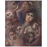 Fanny Rabel, Nuestra era, 1991, Acrílico sobre masonite