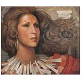 Jorge González Camarena, Retrato de la Sra. Nelly Quezada, 1975, Óleo sobre tela