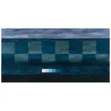 Edmundo Ocejo, Inventario del paisaje IV, 2013, Encáustica y óleo sobre tela sobre madera