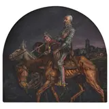 Jesús Helguera Ramos, Quijote, Óleo sobre tela sobre madera