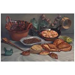 Untitled by Alfonso Tirado, 1977, Óleo sobre tela, offered Aug 2022