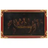 Última Cena, MÉXICO, CA., 1700, Óleo sobre tela