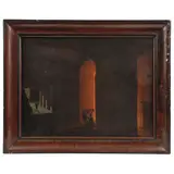 VISTA NOCTURNA DE CALLE by A la Manera de Horace Vernet, Óleo sobre tela, offered Aug 2022