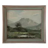 Eduardo de Soto, Paisaje, Óleo sobre tela