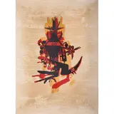 Wifredo Lam, El último viaje del buque fantasma - 10, 1976, Litografía E.A. XI / XX