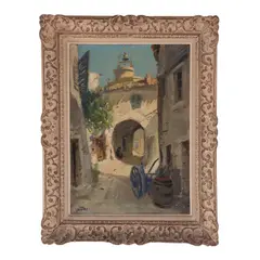 Vista rural by Gabriel Deschamps, Óleo sobre tela, offered Aug 2022