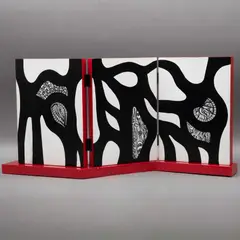 TRÍPTICO by Patricia Fabré, 2017, Acrílico sobre madera, offered Jul 2022