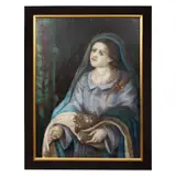 Anónimo, VÍRGEN DOLOROSA, Óleo sobre tela
