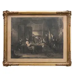 A Day's Pleasure by James Scott, Grabado a partir de la pintura de Edward Prentis (British, 1797-1854), offered Jul 2022