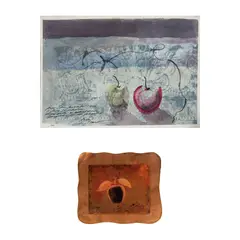 Sin títulos by Martha Chapa, Acuarela sobre papel e impresión sobre lámina, offered Jun 2022