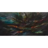Untitled by Leonardo Nierman, Acrílico sobre masonite, offered Jun 2022