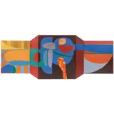 Arnold Belkin, Untitled, Óleo sobre tela, tríptico