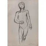 Untitled by Luis Nishizawa, Carboncillo sobre papel, offered Jun 2022