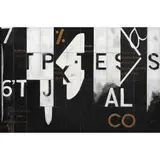 Héctor de Anda, Fósiles urbanos III, 2000, Acrílico sobre tela