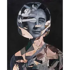 Carmelita, de la colección Reinas sin corona by Spika, 2017, Acrílico sobre tela, offered Jun 2022