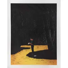 Hugo Lugo, Acto de magia, 2020, Impresión litográfica en tintas sobre papel 47 / 50