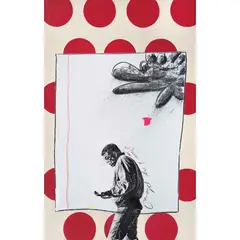 ¿Dónde está mi plan? by Rodrigo Cacho, 2018, Acrílico, pigmentos y carboncillo sobre tela, offered Jun 2022