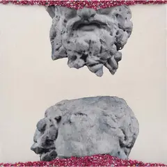 Medio Dios by Rodrigo Cacho, 2021, Acrílico, pigmentos y confeti sobre tela, offered Jun 2022