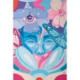 Sofía Castellanos, I see you, Acrílico sobre tela
