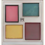 Boris Viskin, Espalda blanca, Encáustica y collage sobre madera