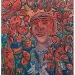 Barry Wolfryd, La nobleza de Chela, 1991, Óleo sobre tela