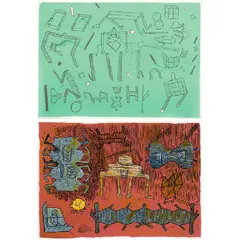 Sin título, de la carpeta Artistas en la Ciudad by Manuel Marín, Serigrafía 71 / 100, offered Jun 2022