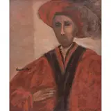 Francisco Corzas, El Burgués, Óleo sobre tela