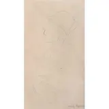 Diego Rivera, Untitled, Lápiz de grafito sobre papel