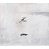 Boris Viskin, El ángel azul, homenaje a Heindrich Mann y Joseph van Stemberg, Óleo sobre tela