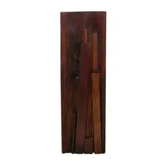 Waldemar Sjölander, Untitled, Escultura en madera para adosar en pared