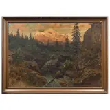 August Lohr, SALZBURG, 1842 - MÉXICO, 1920, Óleo sobre tela