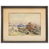 August Lohr, SALZBURG, 1842 - MÉXICO, 1920, Acuarela sobre papel