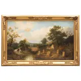 EUROPA, Ca. by Paisaje Con Río, 1900, Óleo sobre tela, offered May 2022