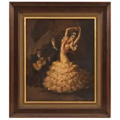 POR SOLEARES by Antonio Navarrete, Óleo sobre tela. Firmado, offered May 2022