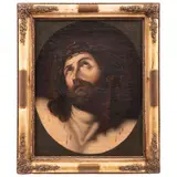 CRISTO CORONADO DE ESPINAS by A la Manera de Guido Reni, Óleo sobre tela, offered May 2022