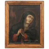 MÉXICO, SIGLO XIX by Virgen Dolorosa, Óleo sobre tela, offered May 2022