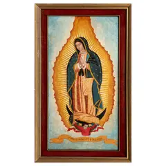 Nuestra Señora de Guadalupe by Anónimo, Óleo sobre tela, offered May 2022