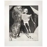Untitled by Francisco Toledo, Grabado a la punta seca 9 / 25, offered May 2022