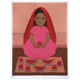 Gustavo Montoya, La sandía, de la serie Niños Mexicanos, Serigrafía 76 / 250 P. C