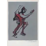 Sin título, de la serie Prison Fantasy by David Alfaro Siqueiros, 1973, Litografía 58 / 250, offered May 2022