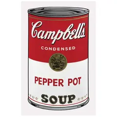 II.51: Campbell's Pepper Pot Soup by Andy Warhol, Serigrafía sin número de tiraje, offered May 2022
