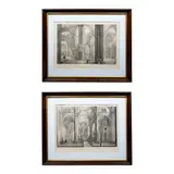 Pedro Gualdi, INTERIOR DEL SANTUARIO DE N. S. DE GUADALUPE/INTERIOR DE LA CATEDRAL, Litografía