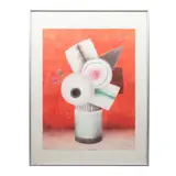 Pilar Castañeda, Florero, Litografía 58 / 100