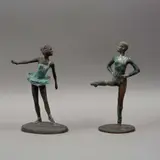 F. Camacho, LOTE DE 2 ESCULTURAS, Esculturas en bronce 38/50