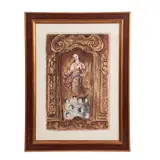 Anónimo, Virgen, Mixta sobre papel
